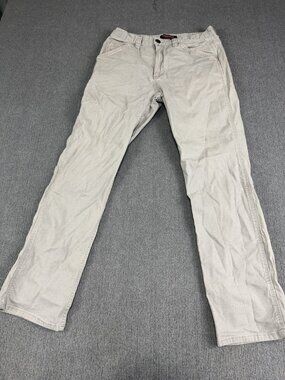 Ridgecut Mens Gray Work Pants 34x34 Straight Fit